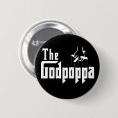 Godpoppaのおもしろいの父の日の服装 缶バッジ (正面&裏面)