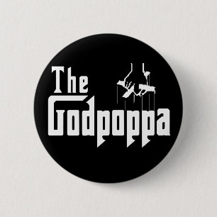 Godpoppaのおもしろいの父の日の服装 缶バッジ