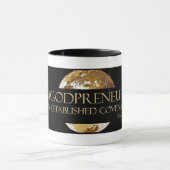 #GODPRENEUR -私の確立された契約TM マグカップ (中央)