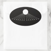 God's Army Sticker 楕円形シール (バッグ)