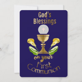 God's Blessing on your First Holy Communion. シーズンカード