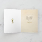 God's Blessings on Your Birthday Orthodox  カード (内部)