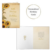 God's Blessings on Your Birthday Orthodox  カード