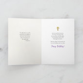 God's Blessings Theotokos Christ Child Orthodox カード (内部)