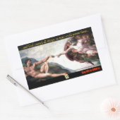 God's Creation Bump Stiker 長方形シール (封筒)