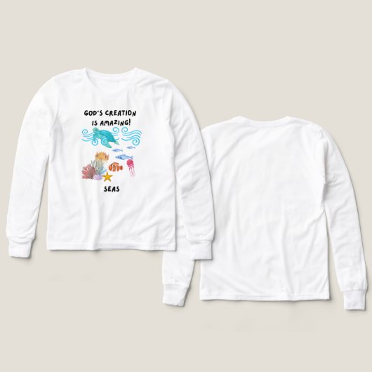 God's creation undersea (デザイン 正面＆背面)