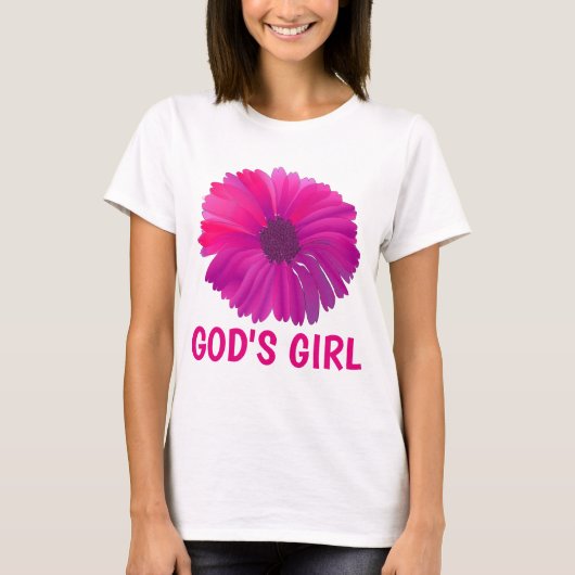 GOD'S GIRLクリスチャンTシャツ(女性用) Tシャツ (正面)