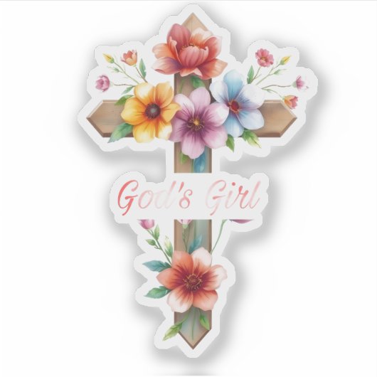 God's Girl シール (正面)