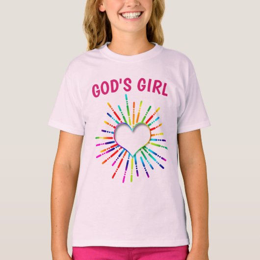 GOD'S GIRL CHRISTIAN GIRLS Tシャツ (正面)