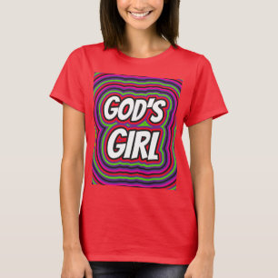 GOD'S GIRL CHRISTIAN LADIES GIRLS GIRLS T-SHIRTS Tシャツ