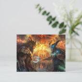 Gods Heimdall and Loki fighting at Ragnarök ポストカード (スタンド正面)