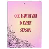 God's Help Daily  Up Deuteronomy 32 Clipboard クリップボード (裏面)