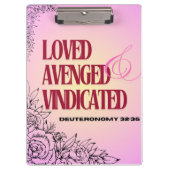 God's Help Daily  Up Deuteronomy 32 Clipboard クリップボード (正面)