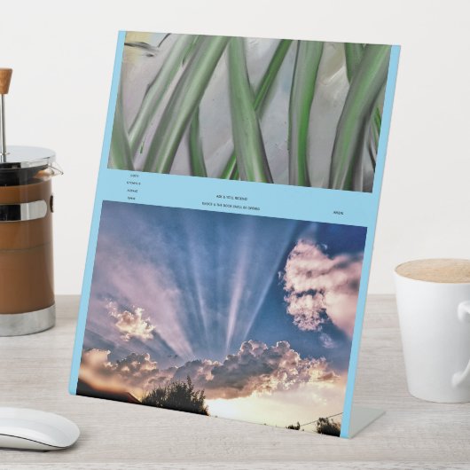 God's Kitchen Is Always Open! 台座サイン (インサイチュ)