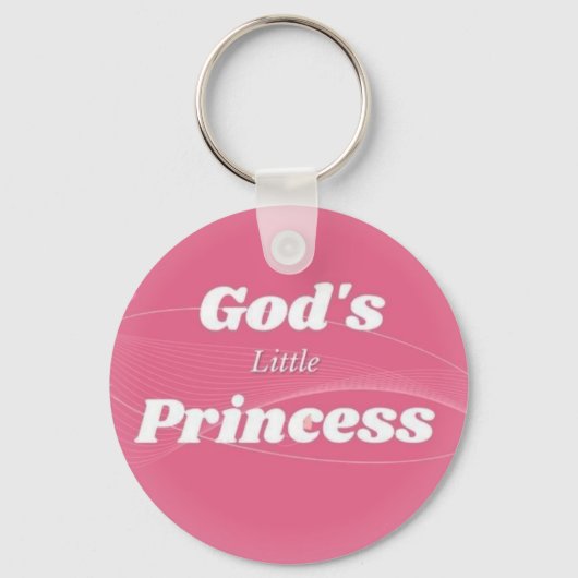 God's little princess key chain キーホルダー (正面)