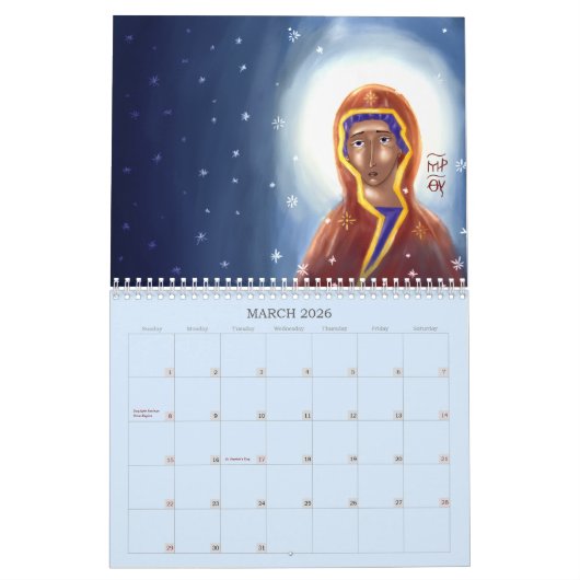 God's Peace Calendar  カレンダー (3月 2026)