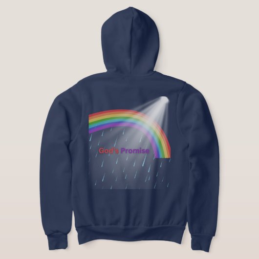 God's Promise Rainbow Hoodie パーカ (レイダウン裏面)