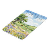 God's Provision: Psalm 104:10-11 マグネット (左側)