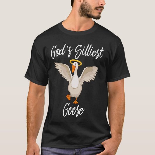 God's Silliest Goose  Duck Animal Tシャツ (正面)