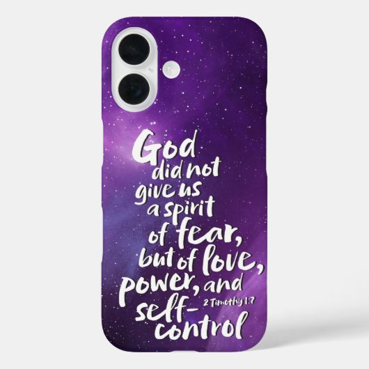 GOD's+Spirit+of+Love+NO+FEAR+クリスチャン Case-Mate iPhoneケース (裏面)