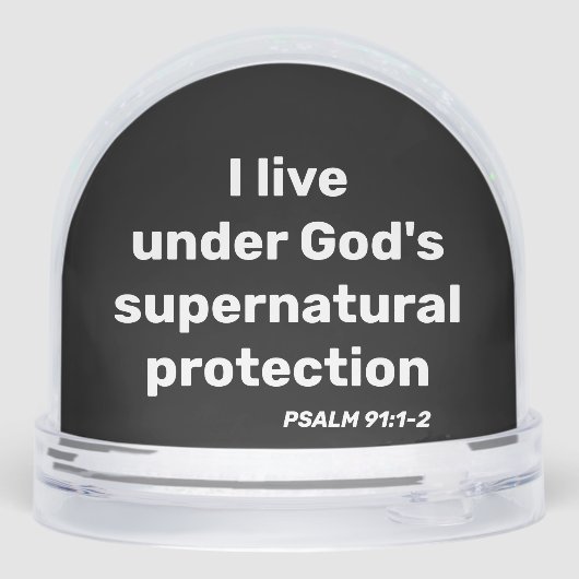 God's supernatural protection Psalm 91: 1-2 bible (裏面)