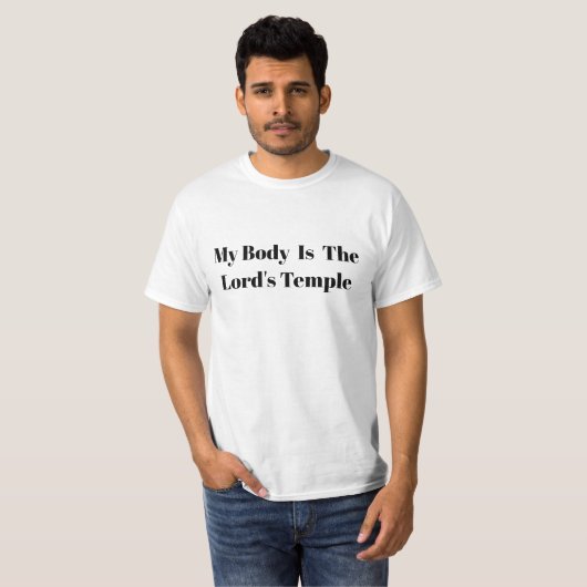 God's Temple Tシャツ (正面フル)