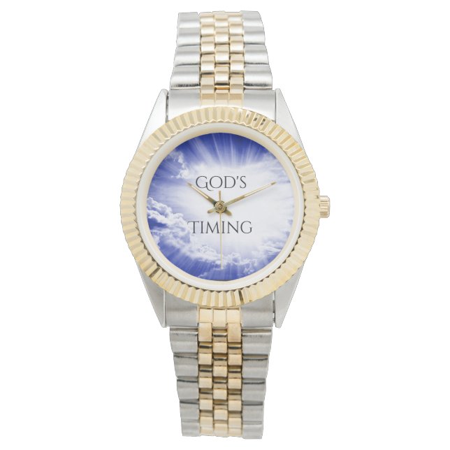 God's Timing Clouded Watch 腕時計 (正面)