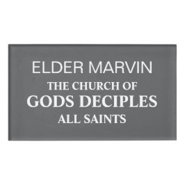 Gods Witness Personalized 名札