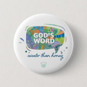 God's Word, Sweeter than Honey 缶バッジ (正面)