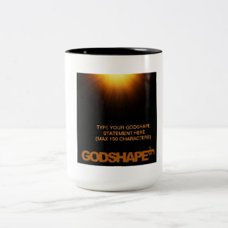 GodShapeの声明のマグ-日が差すこと ツートーンマグカップ