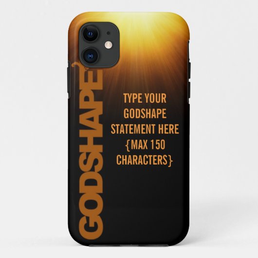 GodShapeの声明の電話箱3 -日が差すこと Case-Mate iPhoneケース (裏面)