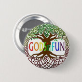 GODSinFUN 缶バッジ (正面&裏面)
