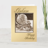 Godsonのため、伝統的なバースデー・カード カード (正面)