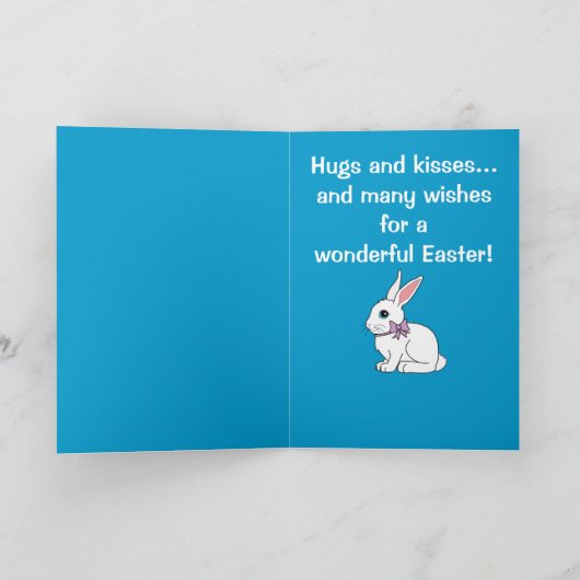 Godsonのイースターのウサギ シーズンカード (内部)