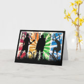 Godsonのバースデー・カードの男性のモダン カード (黄色い花)