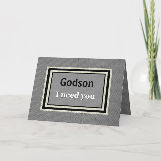 GODSONの案内係の結婚式招待状-銀および黒 招待状 (正面)