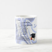 Godsonの詩-卒業のデザイン コーヒーマグカップ (中央)