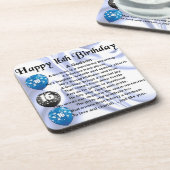 Godsonの詩-第16誕生日のデザイン コースター (左側)