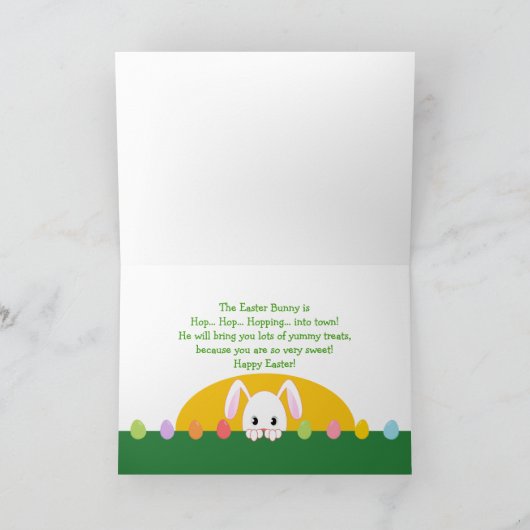 Godsonホップの豊富なイースター-イースターのウサギ シーズンカード (内部)