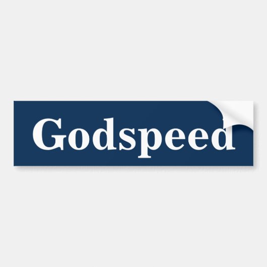 GODSPEED バンパーステッカー (正面)