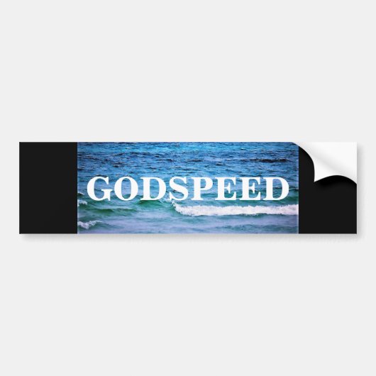 GODSPEED バンパーステッカー (正面)