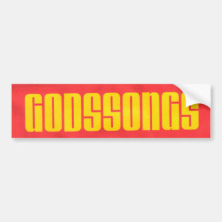 Godssongs バンパーステッカー