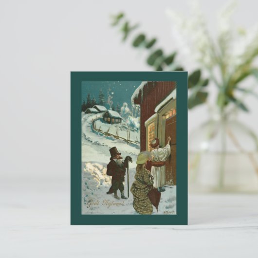 Godt Nytaarの明けましておめでとう シーズンポストカード (スタンド正面)