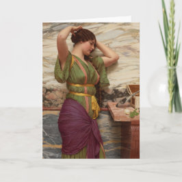 Godward A fair reflection CC0630アートグリーティングカード カード