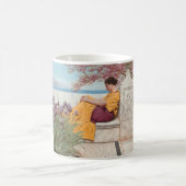 Godward - Bougでつるす花の下の… コーヒーマグカップ (中央)