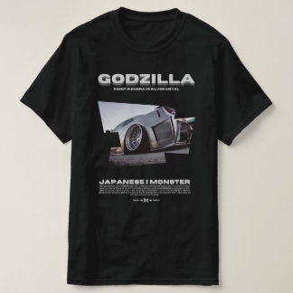 GODZILLA SILVER METAL | T-SHIRT BLACK Tシャツ