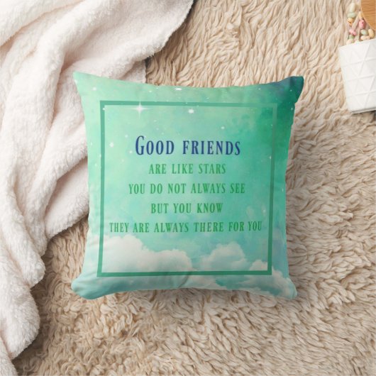 Goede Vrienden zijn net als sterren クッション (ブランケット)