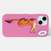 GOES ポップ・アートの THE WEASEL - PINK by Jeff Willis Art Case-Mate iPhoneケース (裏面 (横))