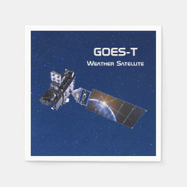 GOES-T気象衛星 スタンダードカクテルナプキン