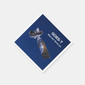 GOES-T気象衛星 スタンダードカクテルナプキン (角)